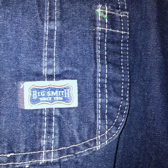 Vintage Big Smith Overalls Mens 50 x 27.5” Used Hemmed Good Quality - Picture 13 of 16